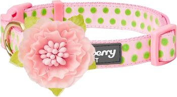 Blueberry Pet Adjustable Flocking Dog Collar