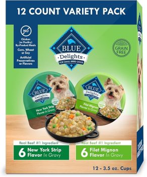 Blue Buffalo Delights Natural Adult Small Breed Wet Dog Food