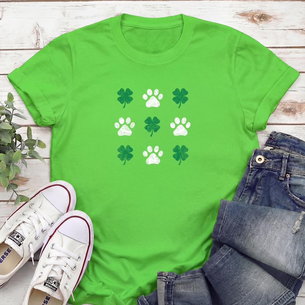 Every Dog Is My Lucky Charm Standard Tee Electric Green