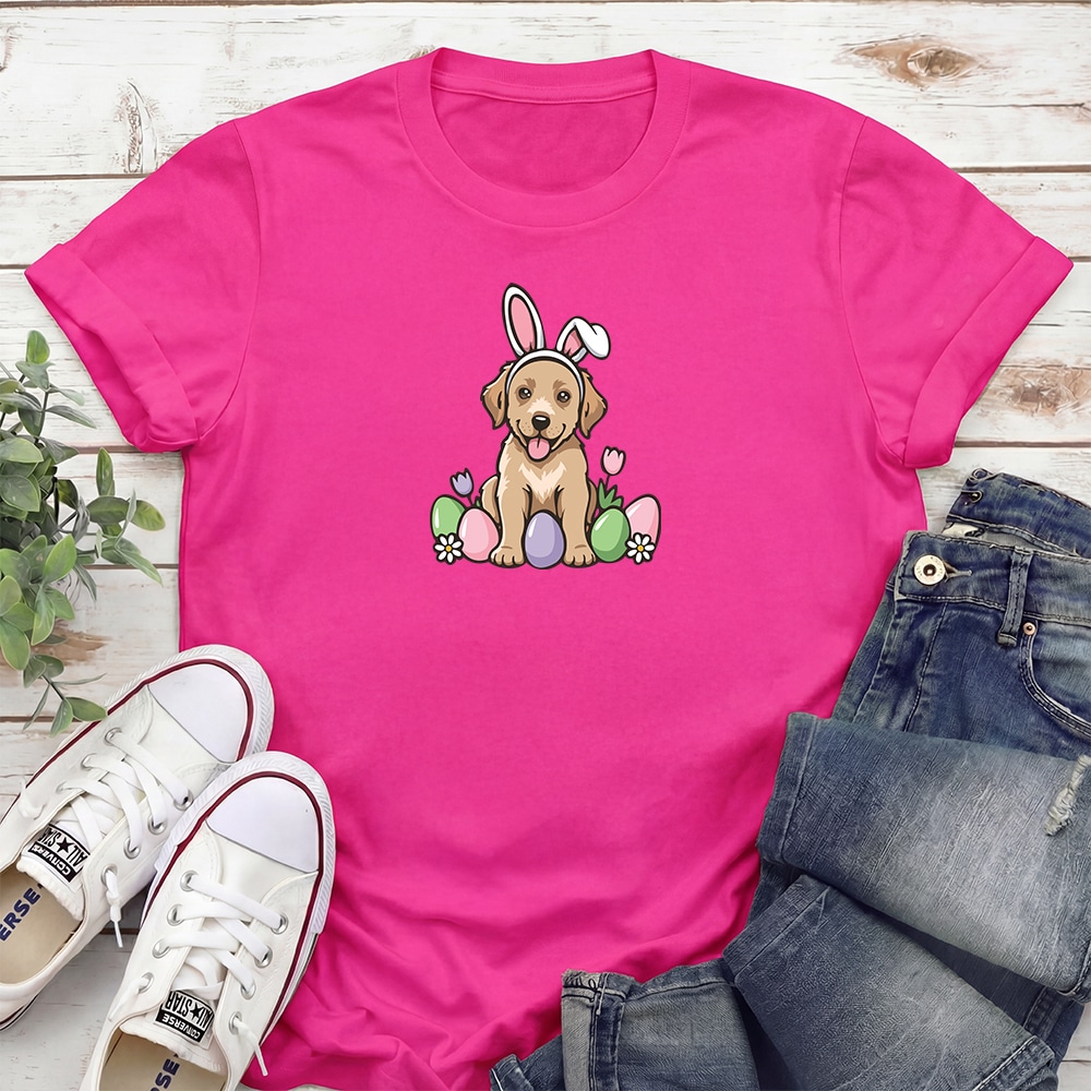 Fund 30 Meals for $15.00 and Get A Free - Easter Egg Hunt Buddy Standard Tee Pink