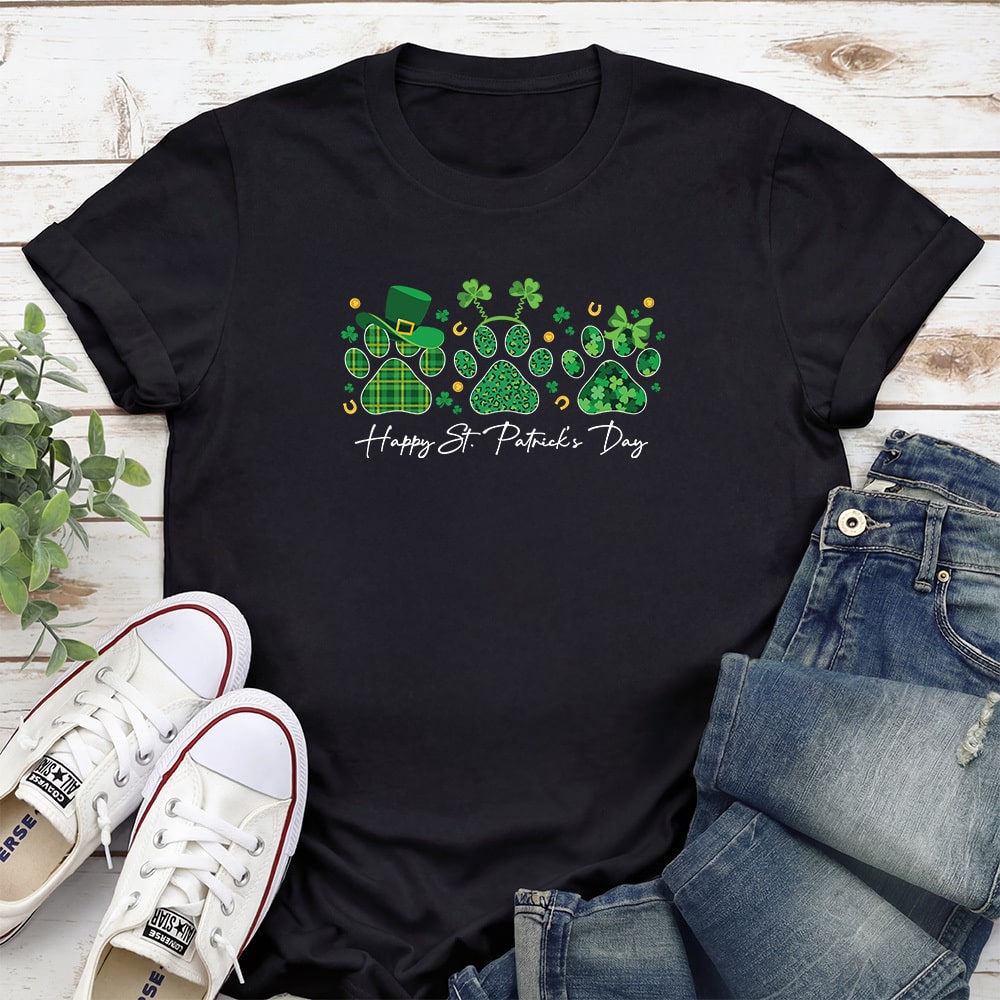 Lucky Paw Parade Standard Tee Black