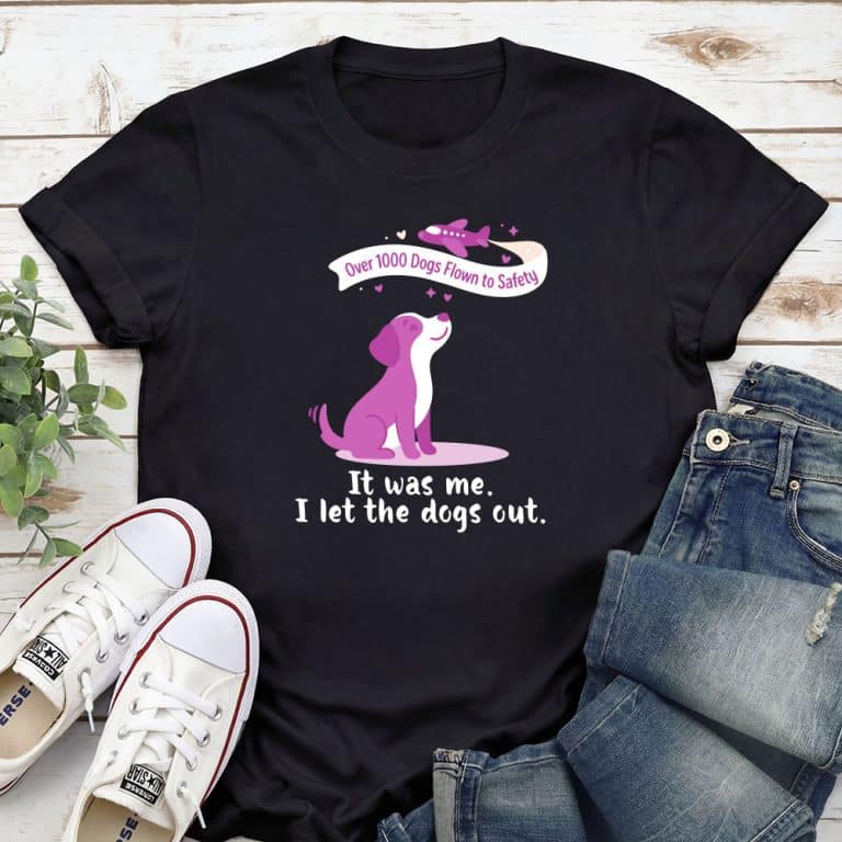 Second Chance Movement It Was Me I Let The Dogs Out Standard Tee Black