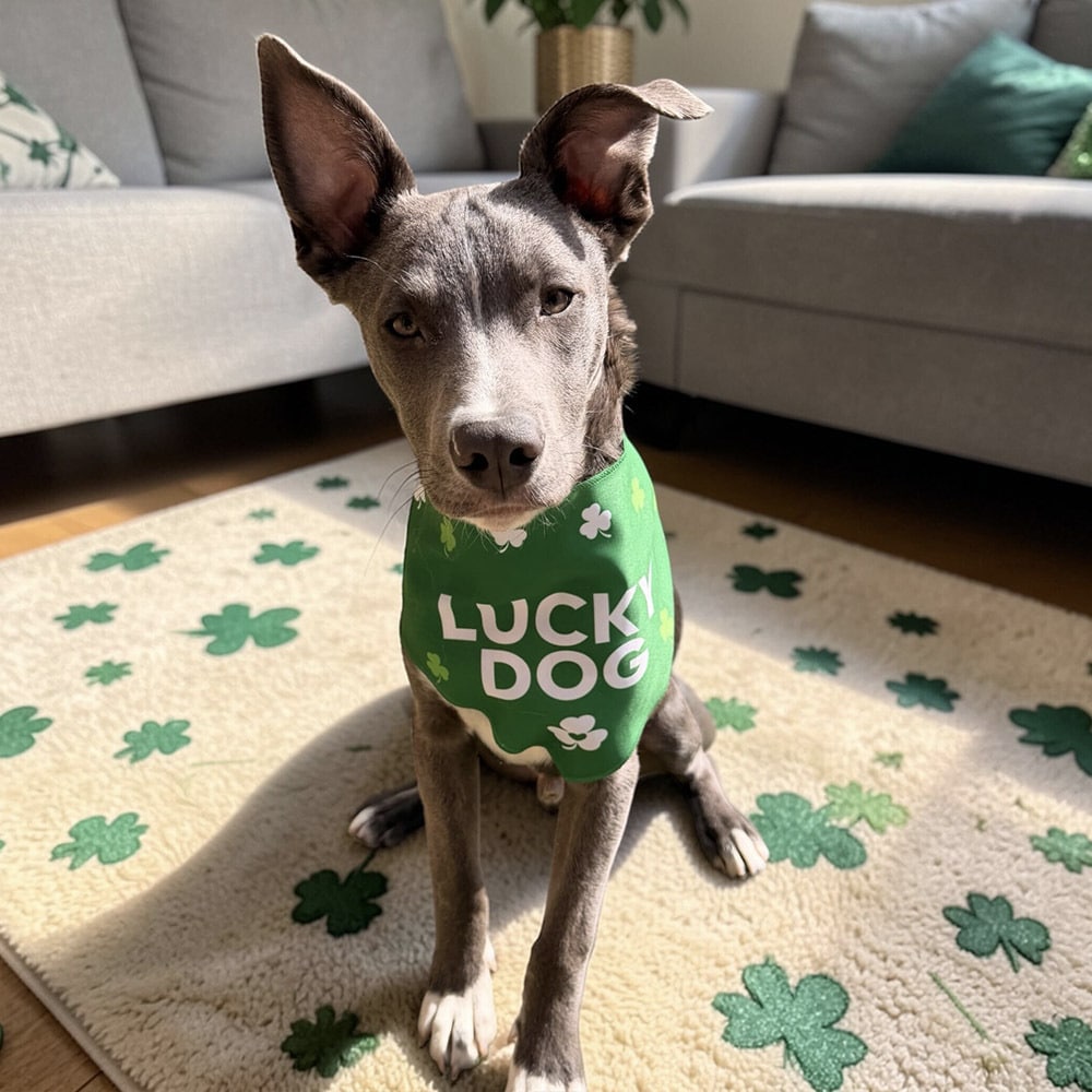 Lucky Dog Bandana (S, M, L) - Helps Feed Shelter Dogs In Need - Image 5