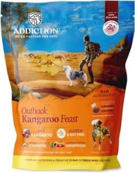 Addiction Grain-Free Outback Kangaroo Feast Limited Ingredient Allergy-Friendly Air-dried Dog Food