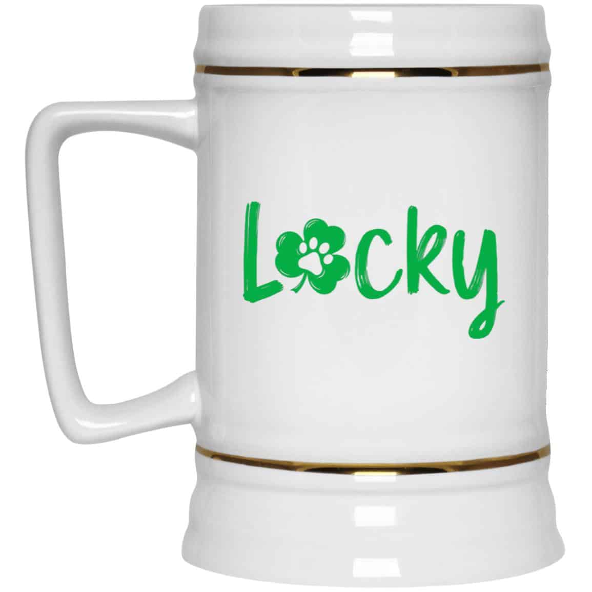 Lucky Paw Beer Stein 22oz.