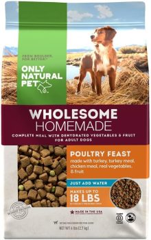 Only Natural Pet Wholesome Homemade Poultry Feast Dehydrated Dog Food 