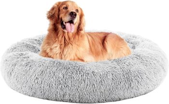 DUMOS 37.4x37.4 Inch Calming Donut Dog Beds 