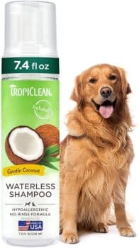 TropiClean Hypoallergenic Waterless Dog Shampoo