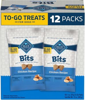 Blue Buffalo Blue Bits Natural Soft Moist Training Dog Treats