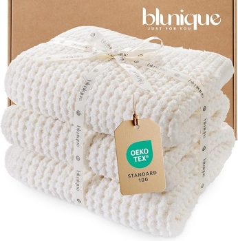 Waffle Knit Throw Blanket