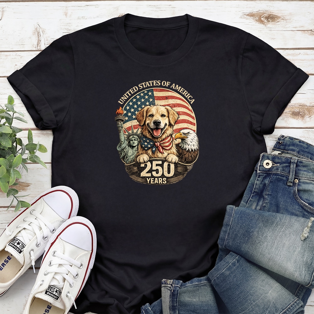 Liberty & Loyalty – 250 Years Standard Tee Black