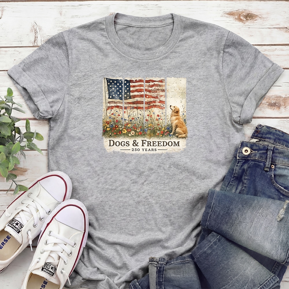 Guardians of Freedom - 250 Years Standard Tee Heather Grey