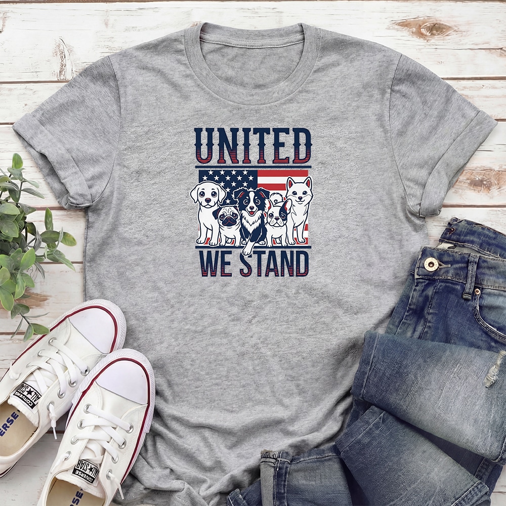 United We Stand Standard Tee Heather Grey
