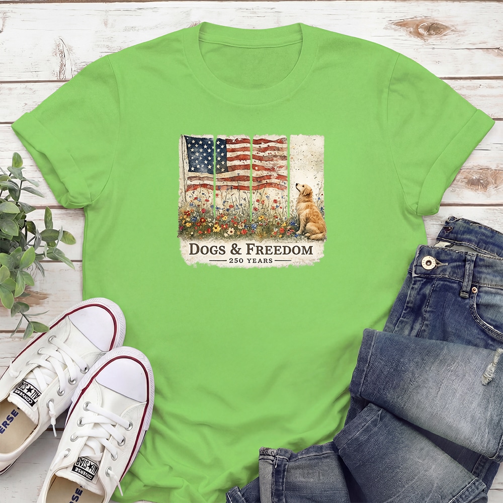 Guardians of Freedom - 250 Years Standard Tee Lime