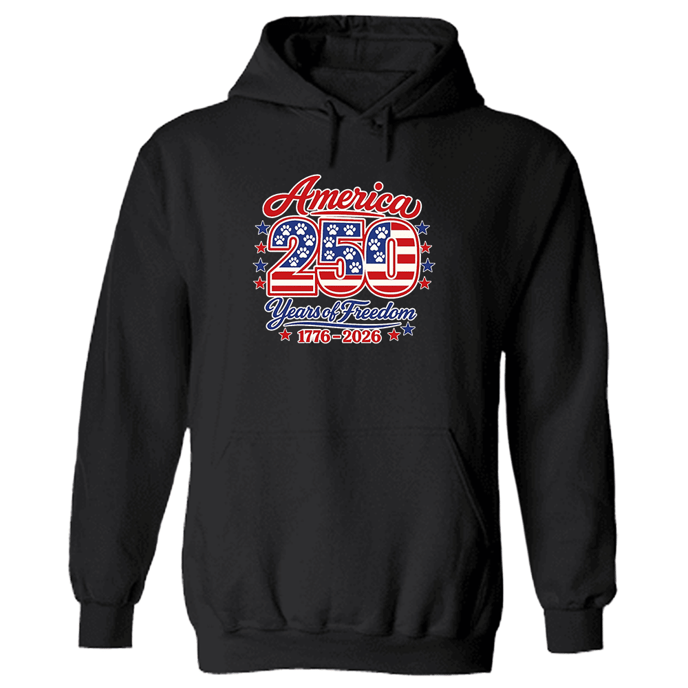 America 250 Pawtriot Edition Hoodie Black