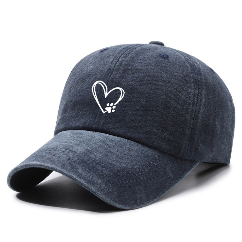 Heart & Paw Everyday Hat - Navy