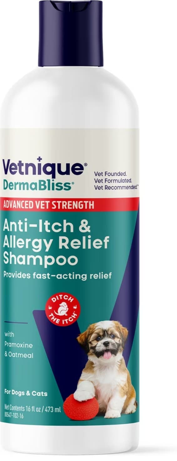 Vetnique Labs Dermabliss Advanced Vet Strength Allergy & Itch Relief Shampoo