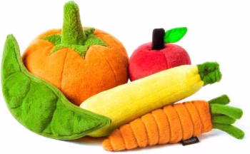 P.L.A.Y. Pet Lifestyle and You Garden Fresh Mini Squeaky Dog Toy,