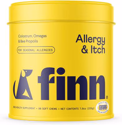 Finn Allergy & Itch Beef Liver Flavored Soft Chew Allergy Supplement