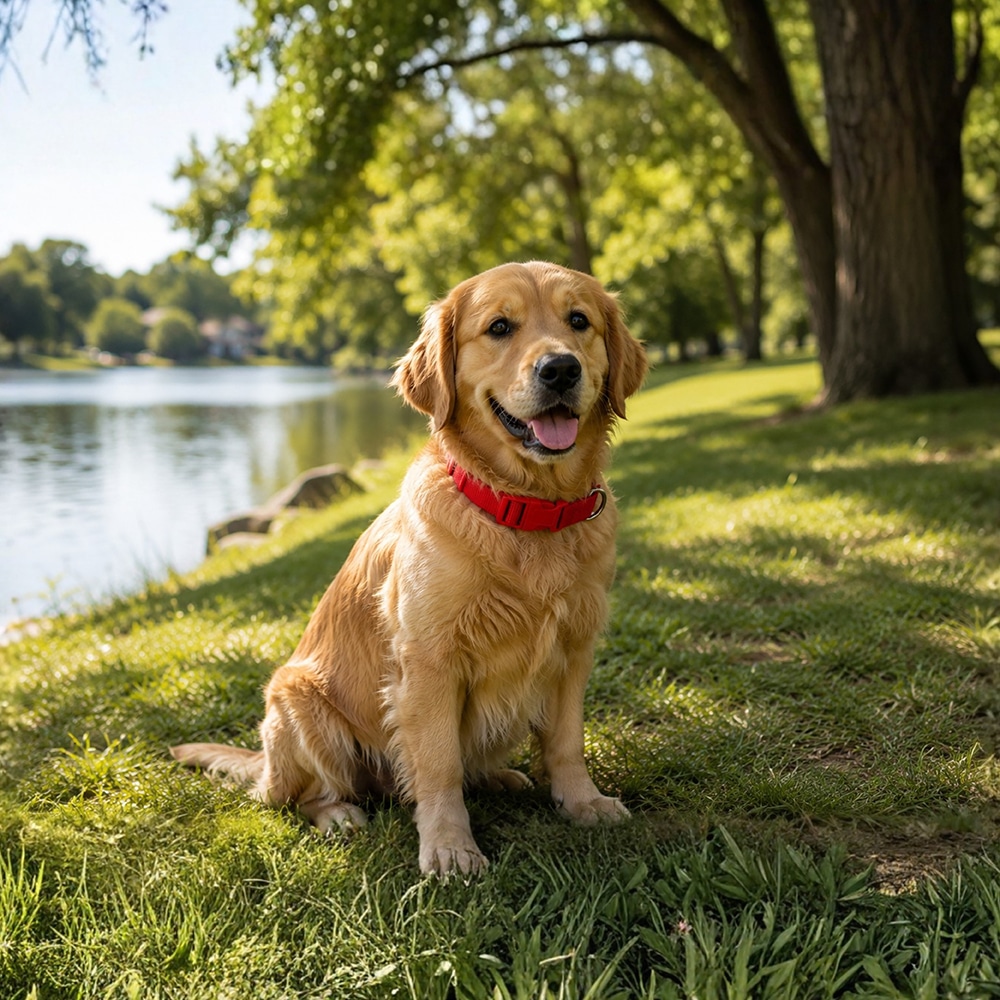 Red Dog Collar Size XS-L - Image 7