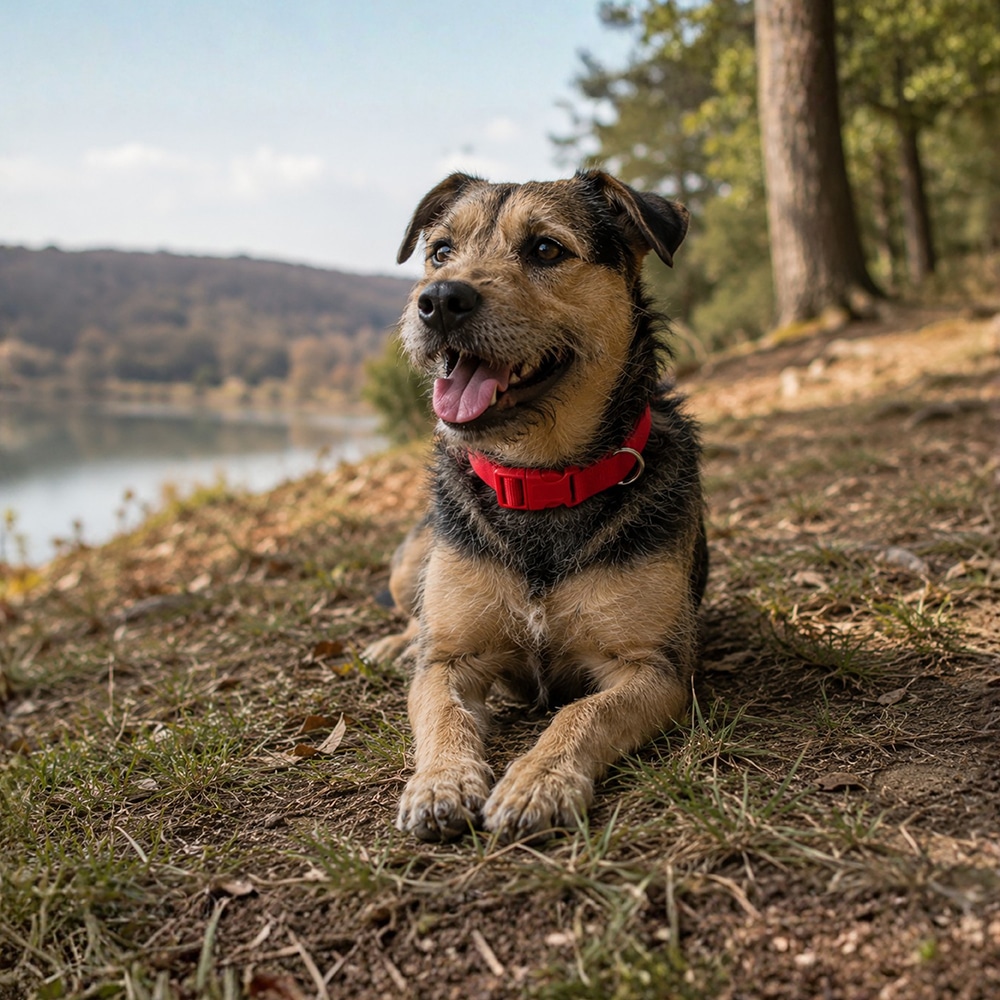 Red Dog Collar Size XS-L - Image 3