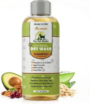 Oatmeal Dog Shampoo and Conditioner for Allergies