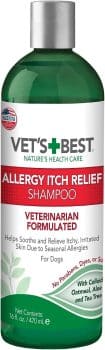 Vet's Best Allergy Itch Relief Dog Shampoo with Oatmeal