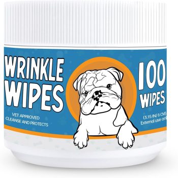  Bulldog Wrinkle Wipes for Dogs
