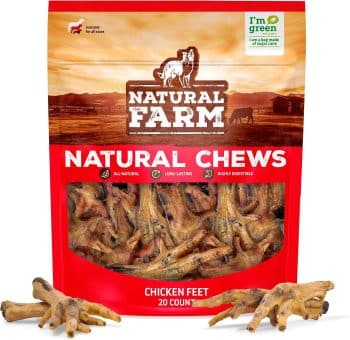 Natural Farm Nail-Free Chicken Feet for Dogs