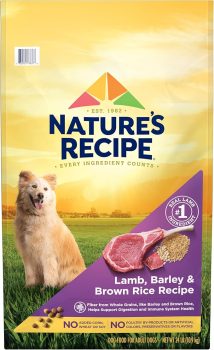 Nature′s Recipe Lamb, Barley & Brown Rice Recipe Dry Dog Food