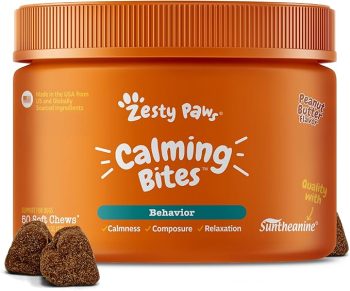 Zesty Paws Calming Chews for Dogs 