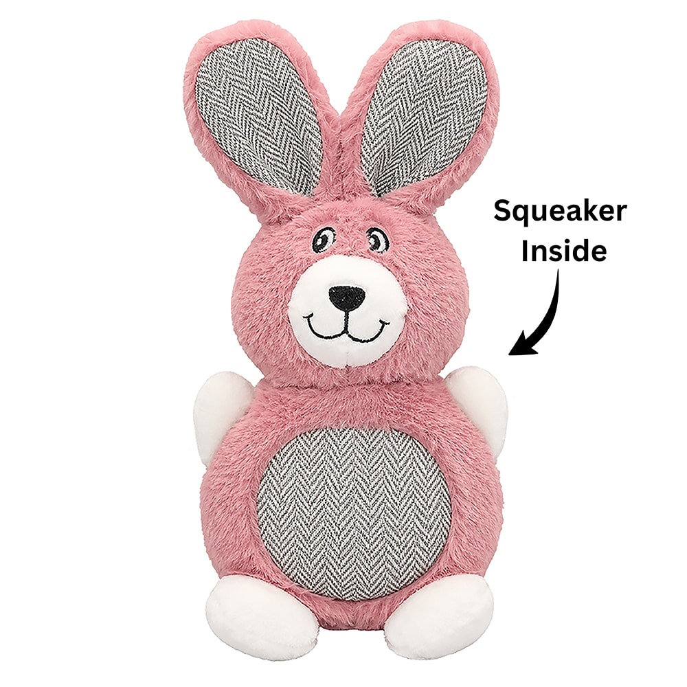 Floppy Bunny Squeaky Plush Dog Toy – Soft Chew & Interactive Play Toy for Dogs