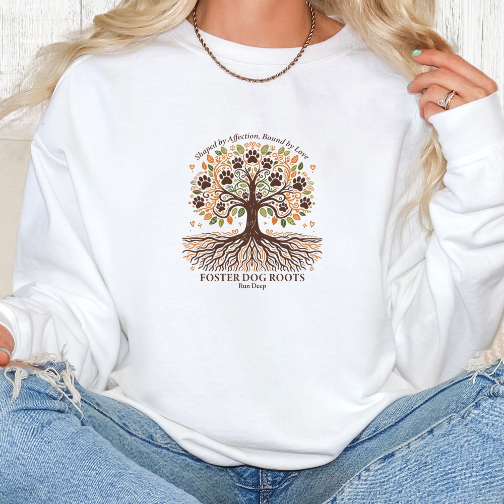 Comfort Colors Shaped By Affection Bound By Love Premium  Sweatshirt - White
