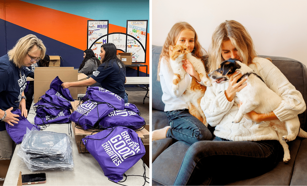 iHeartDogs Hero VIP Members Help Deliver Comfort To Domestic Violence Survivors & Their Pets