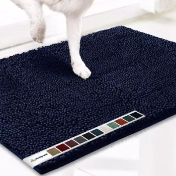 Muddy Mat Highly Absorbent Chenille Dog Door Mat