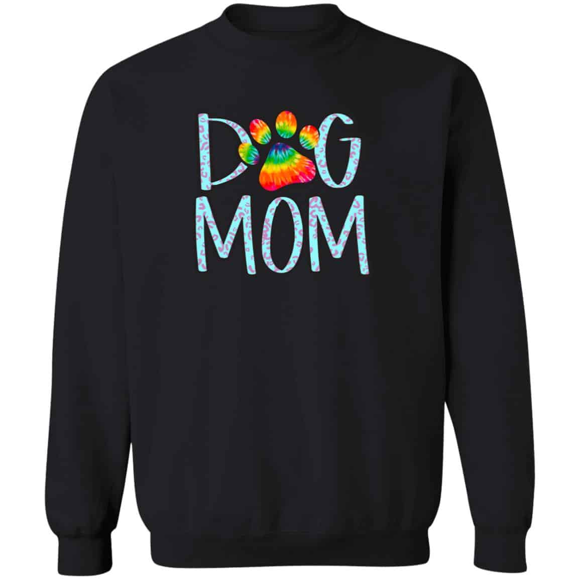 Groovy Dog Mom Sweatshirt Black