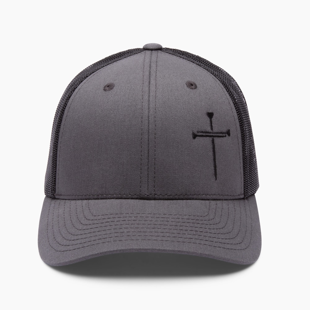 Cross of Nails Hat - Charcoal