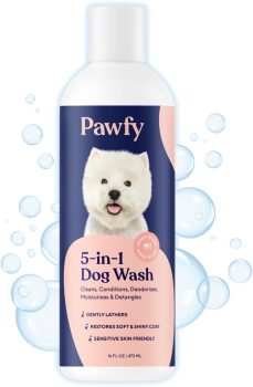 Pawfy 5-in-1 Coconut & Aloe Vera Dog Shampoo