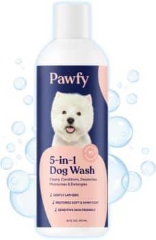  Pawfy 5-in-1 Coconut & Aloe Vera Dog Shampoo
