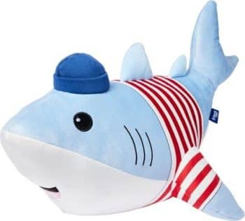 Frisco Coastal Shark Jumbo Squeaky Plush Dog Toy