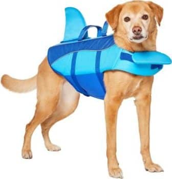 Frisco Shark Dog Life Jacket, Ocean Blue