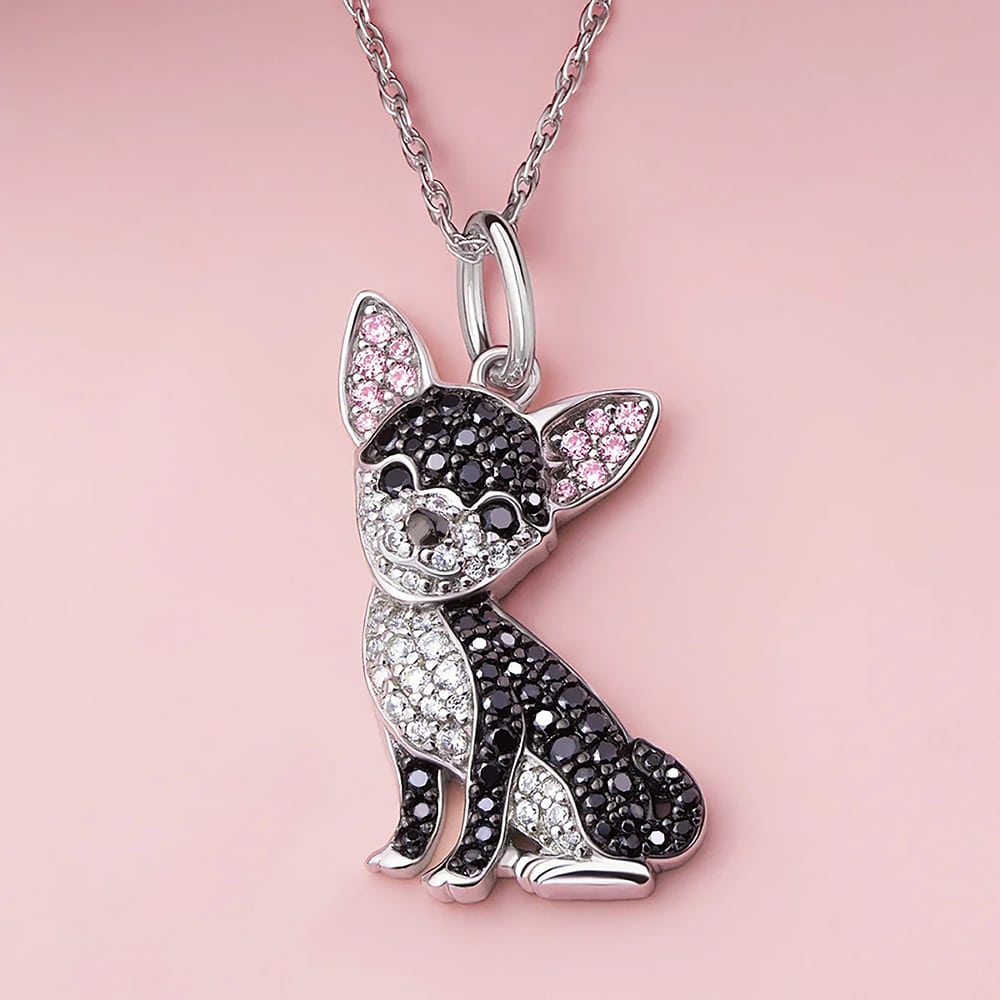 Dazzling Chihuahua Pup Necklace - Image 6