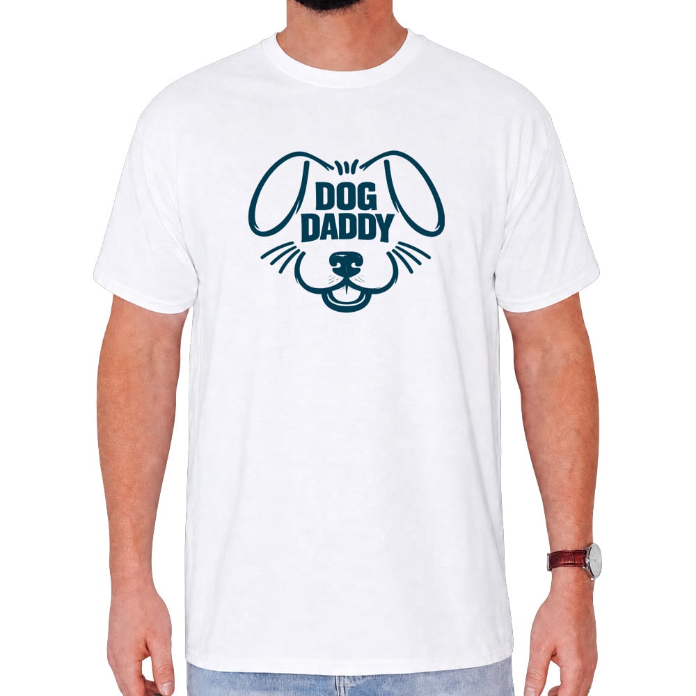 Fun Dog Daddy Standard Tee White