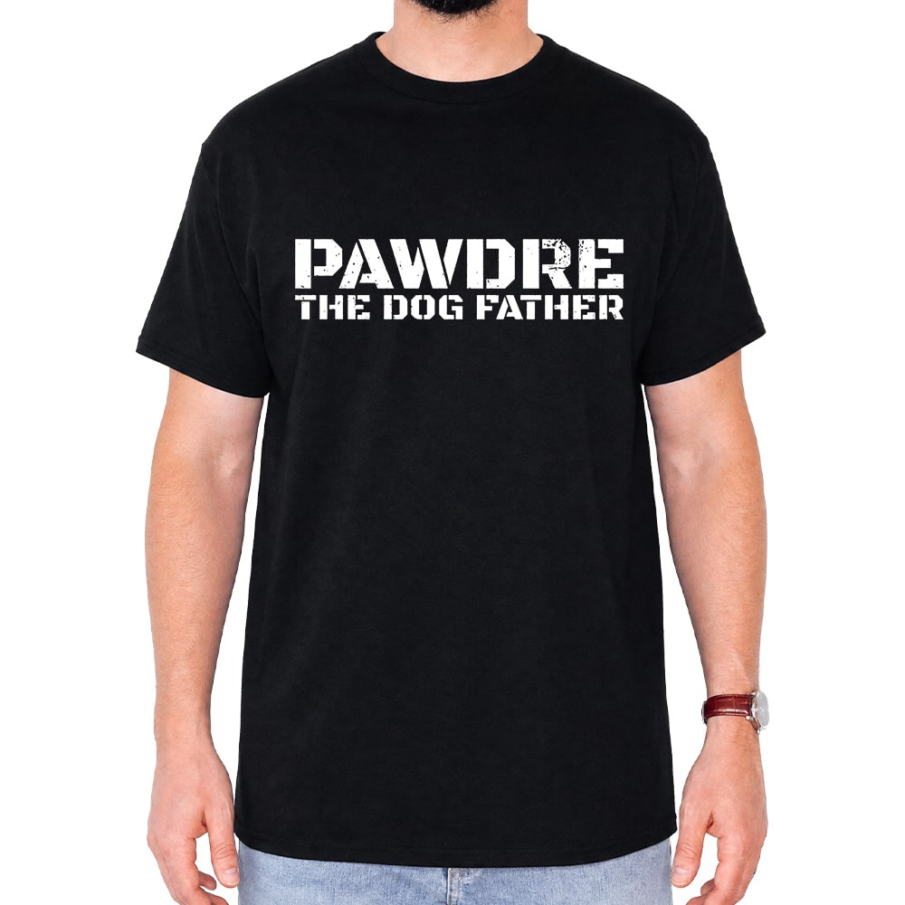 Pawdre The Dog Father Standard Tee Black