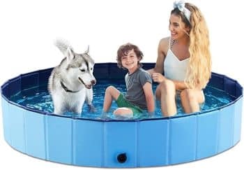 Jasonwell Foldable Dog Pet Bath Pool Collapsible Dog Pet Pool