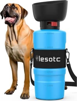  lesotc Dog Water Bottle, Portable Pet Water Dispenser