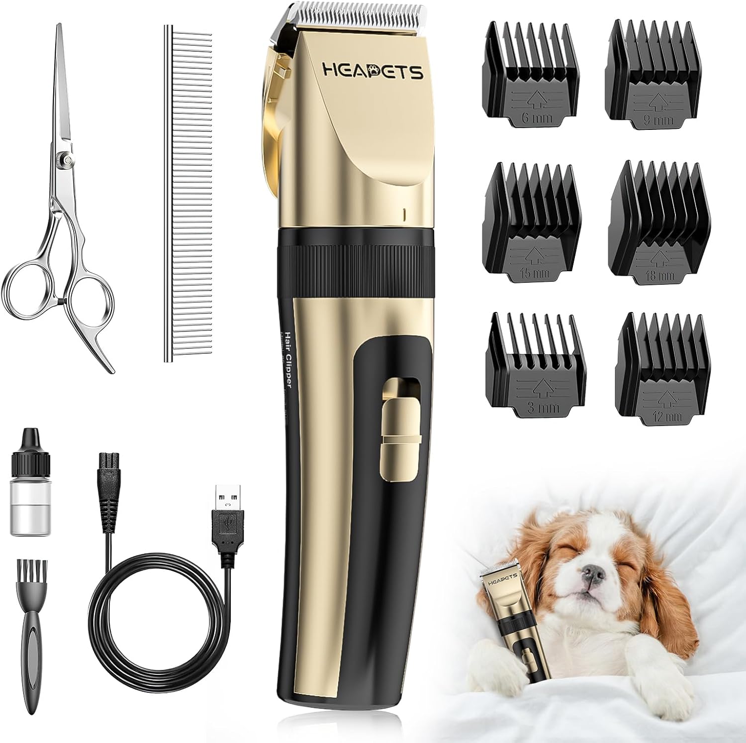 Dog grooming clippers kit