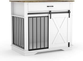 GarveeHome 38" Farmhouse Dog Crate Furniture