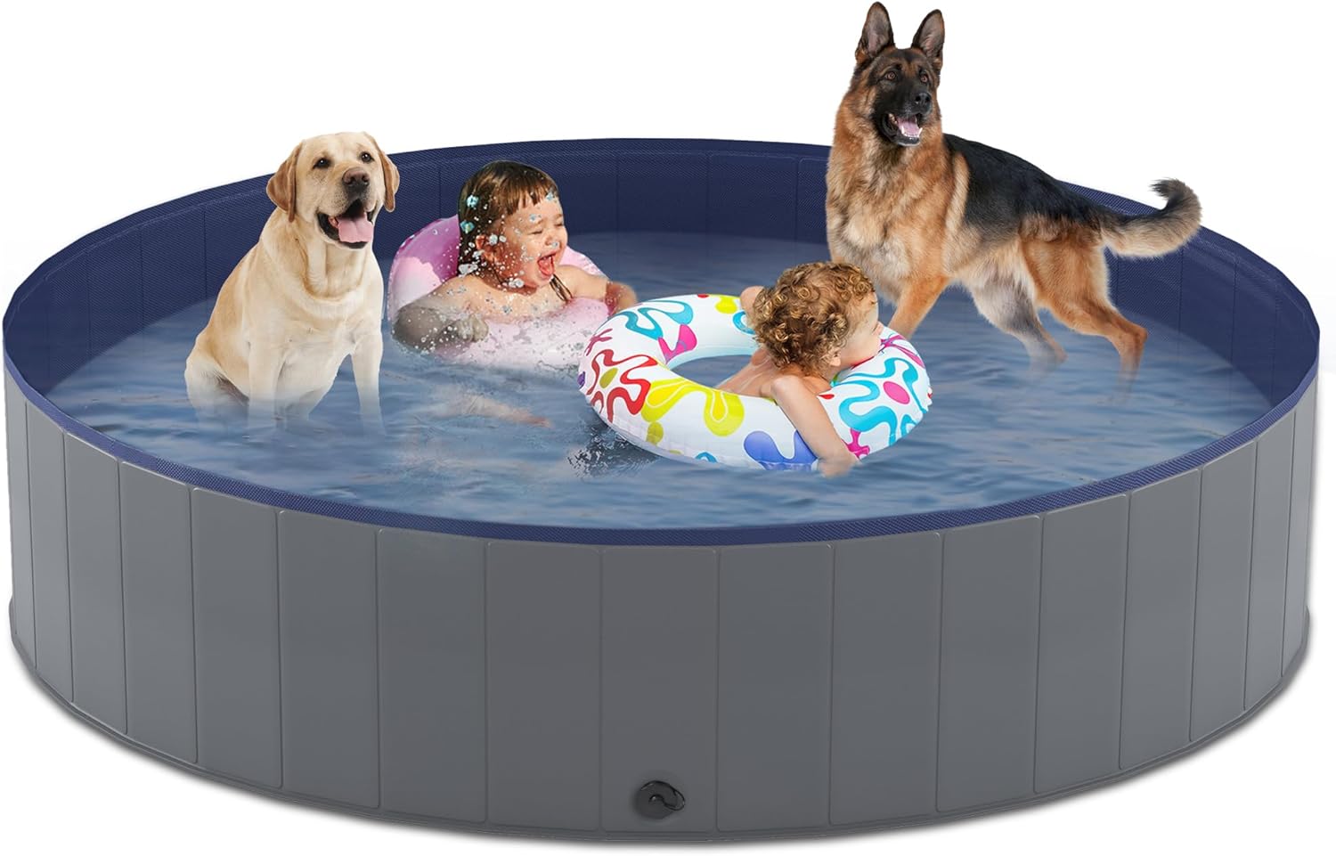 Foldable dog swimming pool for summer