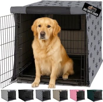  GORILLA GRIP Dog Crate Covers compatible with Amazon Basics Dog Crates